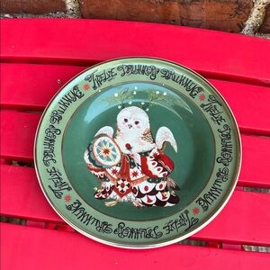Anthropologie Twelve Days of Christmas Plate